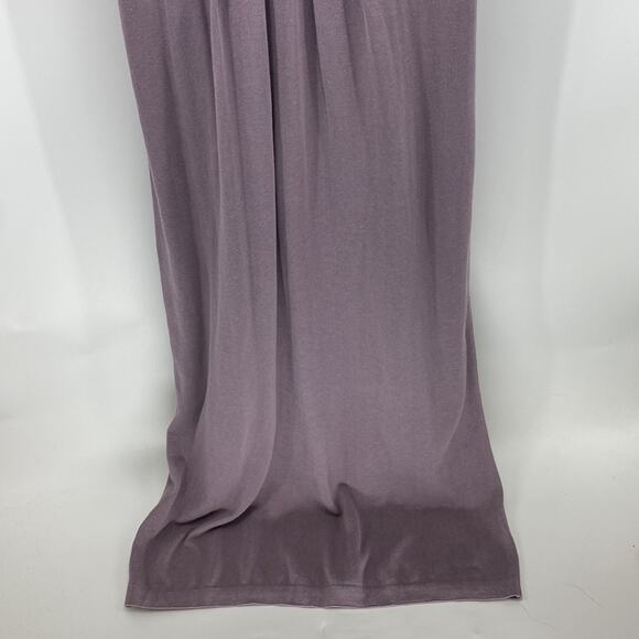 Peruvian Connection ADRIATICO lilac maxi knit dress minimalist size M - Picture 3 of 9